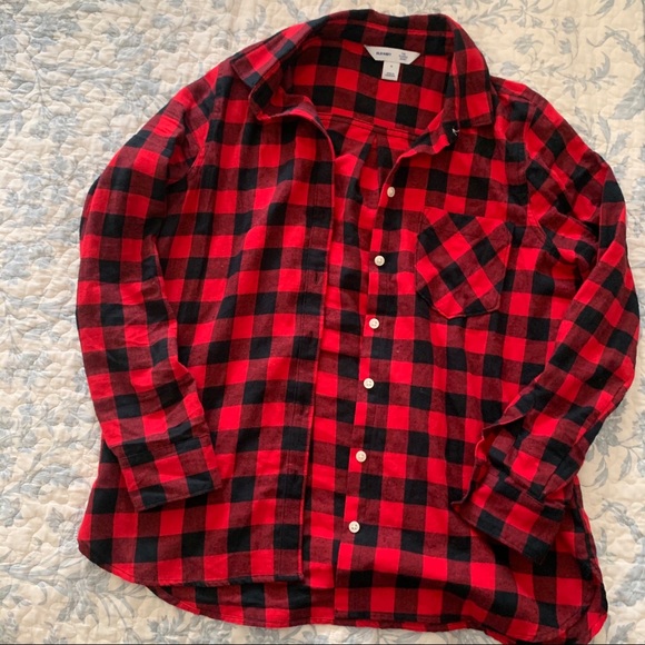 Old Navy Checkered Flannel - Picture 4 of 4
